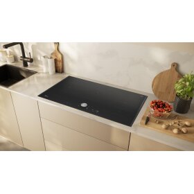 Neff T69TTX4L0, N 90, induction hob, 90 cm, black, with frame