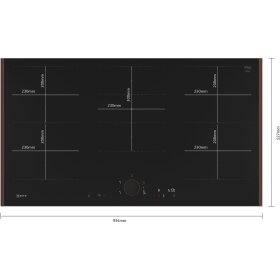 Neff T69YYX4C0, N 90, induction hob, 90 cm, Flex Design