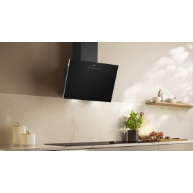 Neff D63IDK1S0, N 30, Wandesse, 60 cm, Klarglas schwarz bedruckt, Schwarz