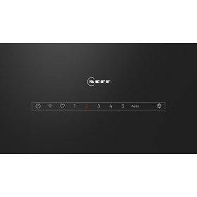 Neff D65IFN1S0, N 50, Wandesse, 60 cm, Klarglas schwarz bedruckt, Schwarz