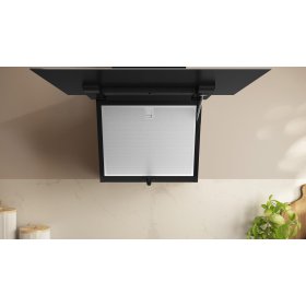 Neff D65IFN1S0, N 50, Wandesse, 60 cm, Klarglas schwarz bedruckt, Schwarz
