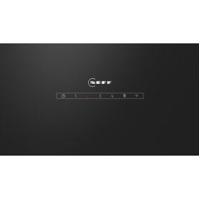 Neff D65IFN1S0, N 50, Wandesse, 60 cm, Klarglas schwarz bedruckt, Schwarz