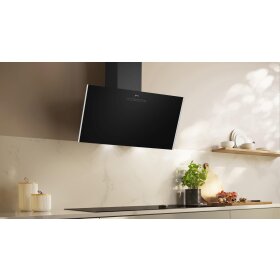 Neff D83IDK1S0, N 30, Wandesse, 80 cm, Klarglas schwarz bedruckt, Schwarz