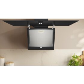 Neff D83IDK1S0, N 30, Wandesse, 80 cm, Klarglas schwarz bedruckt, Schwarz