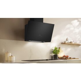 Neff D88IAN2S0, N 70, Wandesse, 80 cm, Klarglas schwarz bedruckt, Schwarz