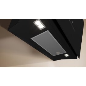 Neff D88IAN2S0, N 70, Wandesse, 80 cm, Klarglas schwarz bedruckt, Schwarz