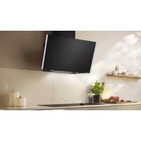 Neff D98IPT2S0, N 90, Wandesse, 90 cm, Klarglas schwarz bedruckt, Schwarz