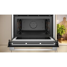 Neff C24MS31N0, N 90, compact oven with microwave, 60 x 45 cm, stainless steel