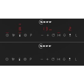 Neff T13TDF9L8, N 70, Domino hob, electric, 30 cm, black, with frame