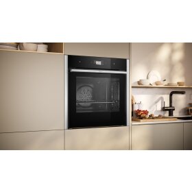 Neff B64CS71N0, N 90, Backofen, 60 x 60 cm, Edelstahl