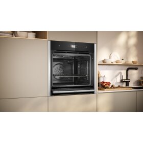 Neff B64VS71N0, N 90, Einbau-Backofen mit Dampfunterstützung, 60 x 60 cm, Edelstahl