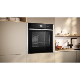 Neff B64VS71N0, N 90, Einbau-Backofen mit Dampfunterstützung, 60 x 60 cm, Edelstahl