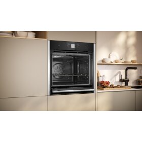Neff B64VT73N0, N 90, Einbau-Backofen mit Dampfunterstützung, 60 x 60 cm, Edelstahl