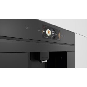 Bosch CTL7181B0, Series 8, built-in fully automatic coffee machine, black, water tank