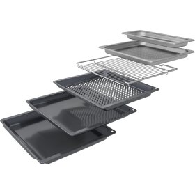 Bosch HSG7361B1, Series 8, built-in steam oven, 60 x 60 cm, black