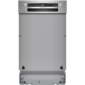 Bosch SPI4HMS49E, Series 4, semi-integrated dishwasher, 45 cm, stainless steel