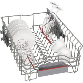 Bosch SPI4HMS49E, Series 4, semi-integrated dishwasher, 45 cm, stainless steel