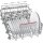 Bosch SPI4HMS49E, Series 4, semi-integrated dishwasher, 45 cm, stainless steel