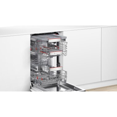 Bosch spi6ems17e, series 6, semi-integrated dishwasher, 45 cm, stainless steel