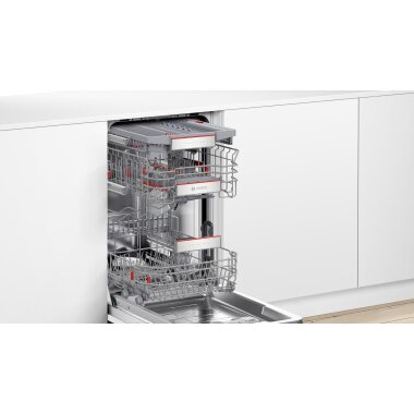 Bosch spi6yms14e, series 6, semi-integrated dishwasher, 45 cm, stainless steel