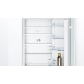 Bosch KIV87NSE0, Serie 2, Einbau-Kühl-Gefrier-Kombination mit Gefrierbereich unten, 177.2 x 54.1 cm, Schleppscharnier