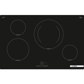 Bosch pie811bb5e, Series 4, Induction cooktop, 80 cm, Black, Frameless surface-mounted