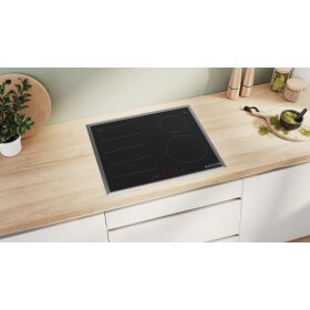 Bosch PIX645HC1E, Serie 6, Induktionskochfeld, 60 cm, Mit Rahmen aufliegend