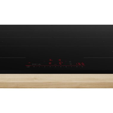 Bosch pxy83khc1e, Series 6, Induction cooktop, 80 cm, Black, Frameless surface-mounted