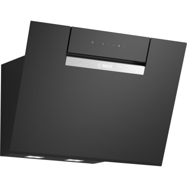 Bosch DWJ67FN60, Serie 4, Wandesse, 60 cm, Klarglas schwarz bedruckt