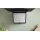 Bosch DWJ67FN60, Series 4, recirculating air wall hood, 60 cm, clear glass printed in black