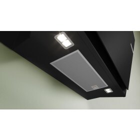 Bosch DWK81AN60, Serie 6, Wandesse, 80 cm, Klarglas schwarz bedruckt, Schwarz