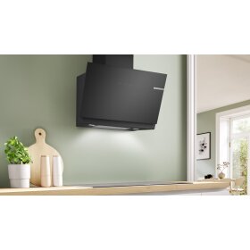 Bosch DWK81AN60, Series 6, wall mount, 80 cm, clear glass printed black
