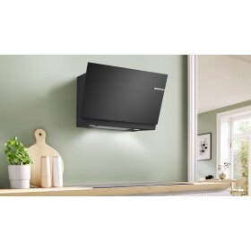 Bosch DWK81AN60, Series 6, wall mount, 80 cm, clear glass printed black