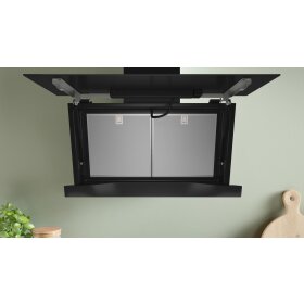 Bosch DWK91LT60, Series 8, wall mount, 90 cm, clear glass printed black
