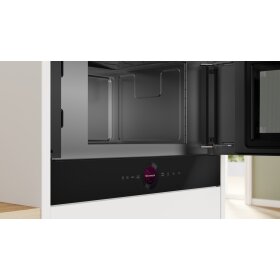 Bosch BFR7221B1, Serie 8, Einbau-Mikrowelle, Schwarz