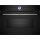 Bosch cmg7761b1, series 8, built-in compact oven with microwave function, 60 x 45 cm, black