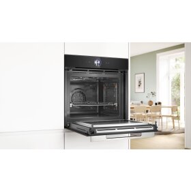 Bosch HMG776NB1, Series 8, built-in oven with microwave function, 60 x 60 cm, black