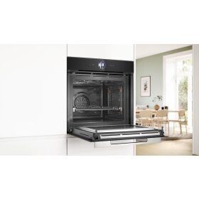 Bosch HMG776NB1, Serie 8, Einbau-Backofen mit Mikrowellenfunktion, 60 x 60 cm, Schwarz