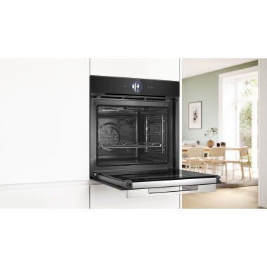 Bosch hbg7764b1, series 8, built-in oven, 60 x 60 cm, black