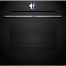 Bosch hrg7764b1, Series 8, Built-in Oven with Steam Assist, 60 x 60 cm, Black