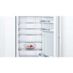 Bosch KIF82PFE0, Series 8, built-in refrigerator with freezer compartment, 177.5 x 56 cm, flat hinge