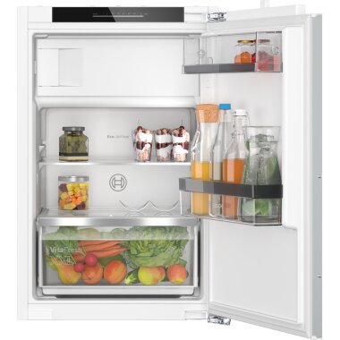 Bosch KIL22ADD1, Series 6, built-in refrigerator with freezer compartment, 88 x 56 cm, flat hinge with soft close