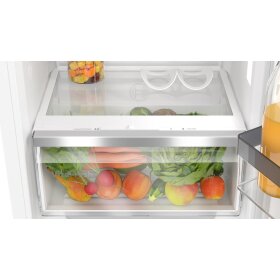 Bosch KIL22ADD1, Series 6, built-in refrigerator with freezer compartment, 88 x 56 cm, flat hinge with soft close
