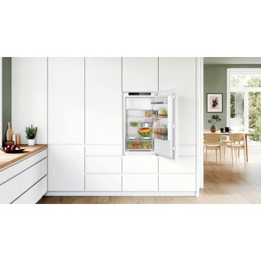 Bosch kil32add1, series 6, built-in refrigerator with freezer compartment, 102.5 x 56 cm, flat hinge with soft-close drawer
