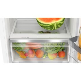 Bosch KIL32ADD1, Series 6, built-in refrigerator with freezer compartment, 102.5 x 56 cm, flat hinge with soft close