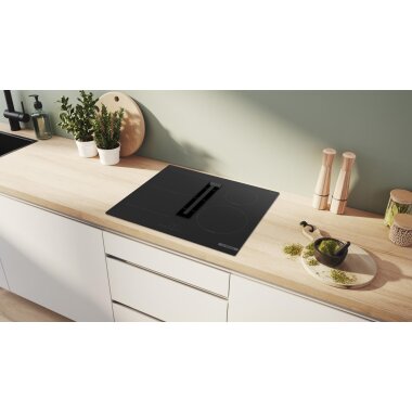 Bosch pvs611b16e, Series 4, Hob with extractor hood (induction), 60 cm, Frameless surface-mounted