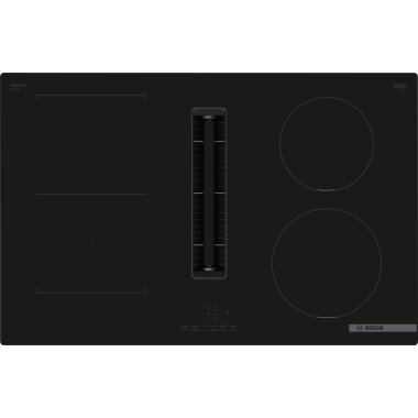 Bosch pvs811b16e, Series 4, Cooktop with extractor hood (induction), 80 cm, Frameless surface-mounted