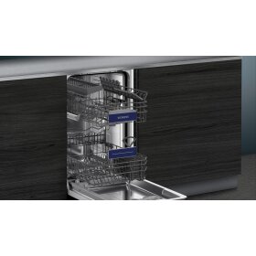 Siemens SR53HS74KE, iQ300, semi-integrated dishwasher, 45 cm, brushed steel