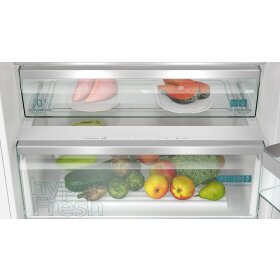 Siemens KB96NVFE0, iQ300, built-in fridge-freezer combination with bottom freezer area, 193.5 x 70.8 cm, flat hinge