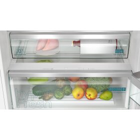 Siemens KB96NVFE1, iQ300, built-in fridge-freezer combination with bottom freezer area, 193.5 x 70.8 cm, flat hinge